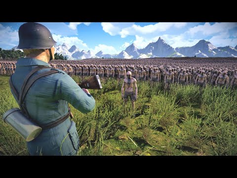 42,000 German Soldiers vs 1 Million Zombies - UEBS 2