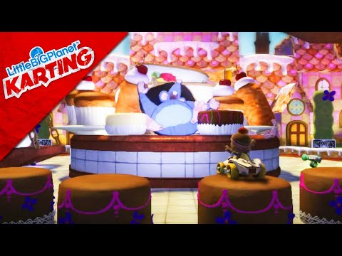 LittleBigPlanet Karting Story Mode - Cake on a Train