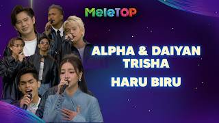 Download lagu Haru Biru - ALPHA & Daiyan Trisha (Live) | MeleTOP | Nabil & Namie mp3