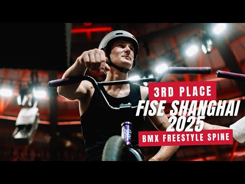 Aleksandr Mollaev  – 3rd Place Run | FISE Shanghai 2025 | BMX Spine Ramp