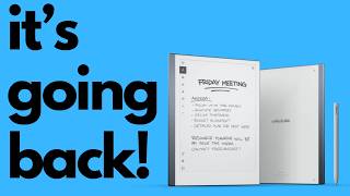 Why I returned my Remarkable 2 - you need to know