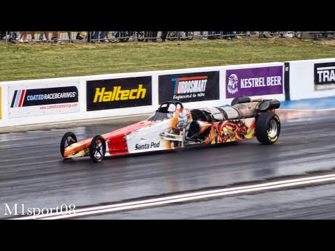 Fire Force 5 Jet car at Santa Pod Raceway DoorSlammers 18/05/2025