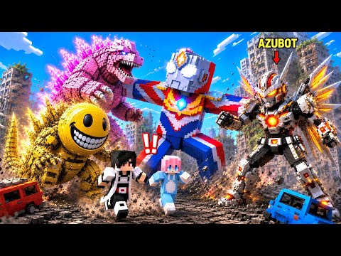 KISAH SEDIH YOUTUBER INI BERUBAH JADI ULTRAMAN KALAHKAN GODZILLA VERITY DAJJAL DI MINECRAFT !!