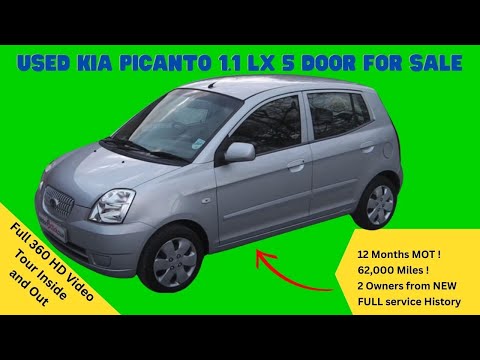 USED KIA PICANTO 1.1 LX 5 DOOR  FOR SALE  www.motorclick.co.uk