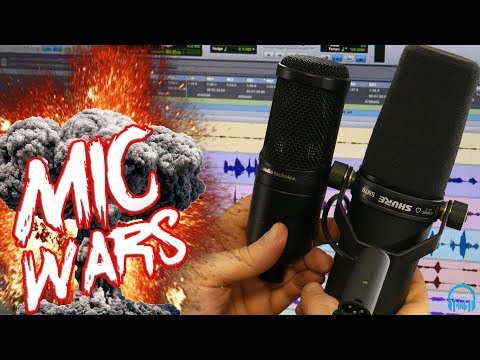 MIC WARS | Audio-Technica AT2020 vs. SHURE SM7B