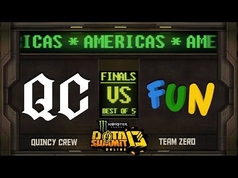 Quincy Crew vs Team Zero Game 5 - GRAND FINALS - Monster Energy Dota Summit 13 Online NA/SA
