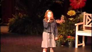 9 year old girl sings Picture to Burn