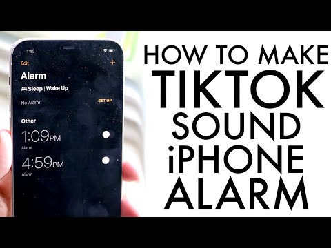 How To Set TikTok Sound As iPhone Alarm Sound! (2021)