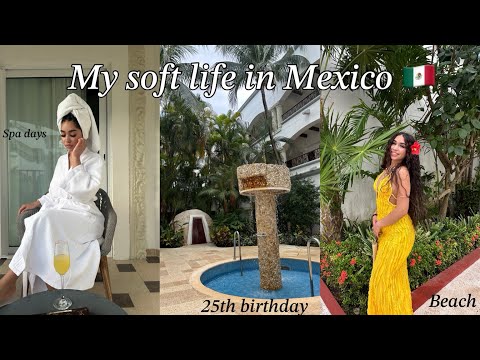 MY 25th BDAY VLOG INTERNATIONAL ✨ BEACH , LUXARY RESORT, & UNLIMITED SPA DAYS. 🌺🎀🥂