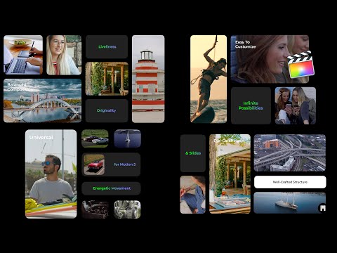 Dynamic Tile Medley Template for Apple Motion & FCPX - MotionVFX