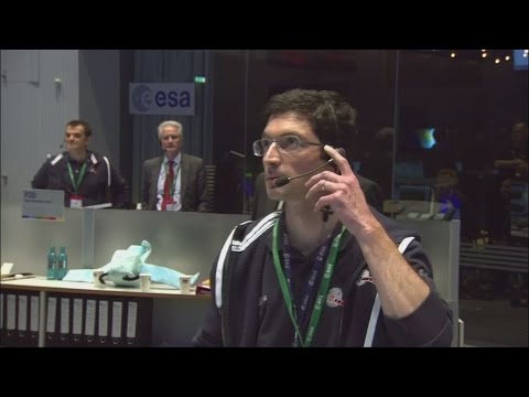 Celebrations as the Rosetta spacecraft crash lands on Comet 67P