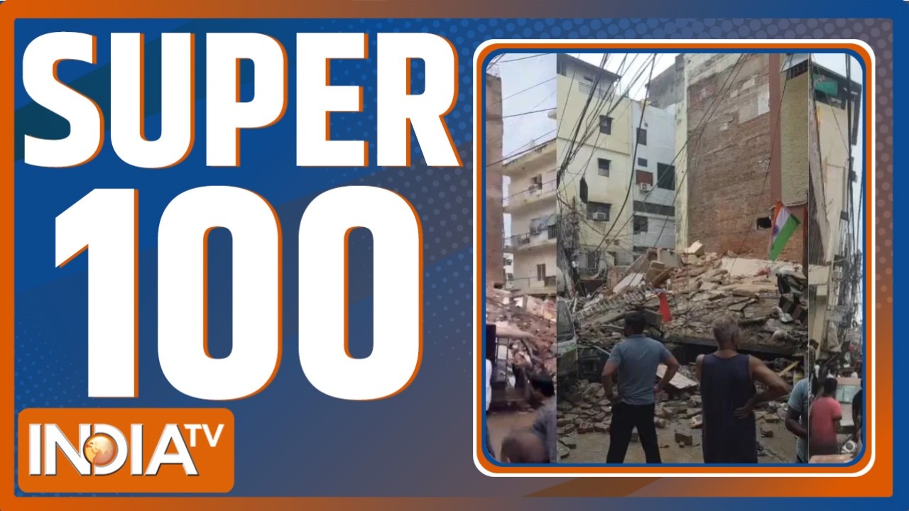 Super 100 : Delhi Building Collapsed | CM Rekha in Action | PM Modi on Delhi Accident | Amit Shah