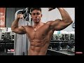 Ripped Fitness Model Gym Muscle Pump Posing Hayden Monteleone Styrke Studio