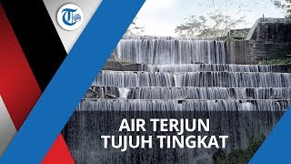 Wisata Baru Grojokan Watu Purbo dengan Tujuh Tingkatan di Sleman Yogyakarta