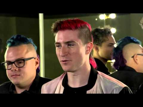 WALK THE MOON pre-concert secret ritual, warming up, eating cookies