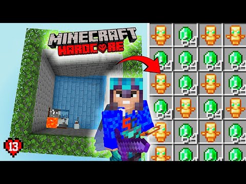 I Made an ULTIMATE Raid Farm in Minecraft hardcore 🔥 I Minecraft PE 