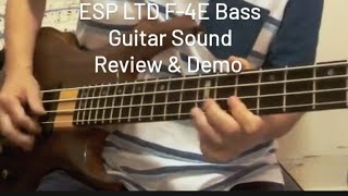 Video thumbnail for LTD ESP F-4E Electric Bass Guitar 😃 Sound Check & Demo by The Guitarman 28
