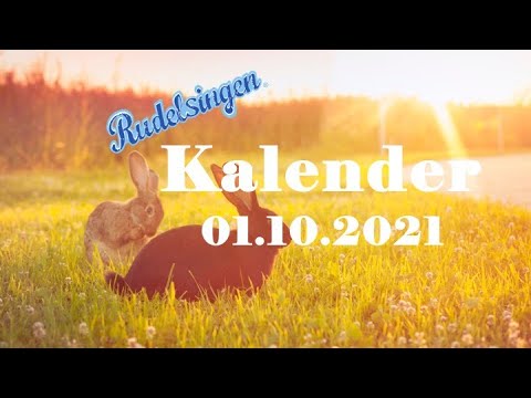 Der Mitsing-Kalender am 01.10.2021  - Tag 274
