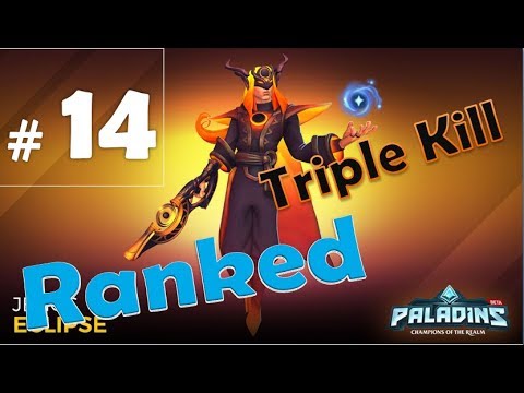 Paladins Road to Diamond - Triple Kill Ranked Jenos Gameplay #14