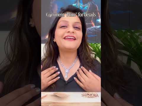 Crystal Aura Elegant Drop Necklace Set with Diamond-Finish Detailing
