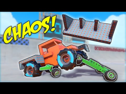 Bulldozing the Competition in This RIDICULOUS Demolition Derby!  (Trailmakers Multiplayer Gameplay)