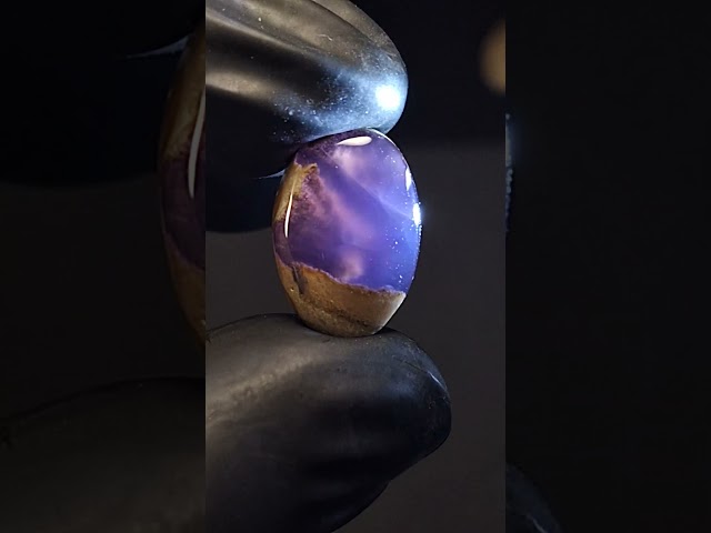 حجر عقيق خرائطي بنفسج اليمن طبيعي