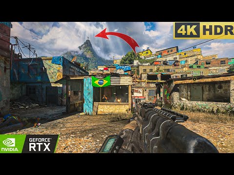 Us Army Full Raid Attack on Brazil Cartel Gang | Favela Fight | 4K 60 FPS  COD MW2 Takedown Gameplay