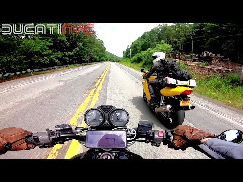 return of the CAREFUL GERMAN, supersport 900 + monster 620, Ducati-ing upstate to Bainbridge v1022