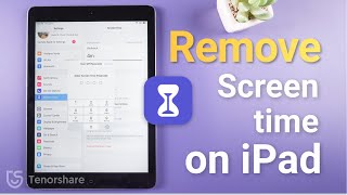 How to Remove Screen Time Passcode on iPad