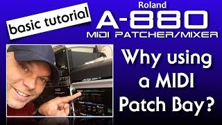 Video thumbnail for Do you need one? Roland A-880 MIDI Patcher - Basic MIDI tutorial by The MIDI Maniac (Roger)