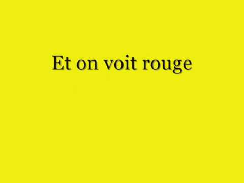 On Voit Rouge - M'Panada (lyrics)