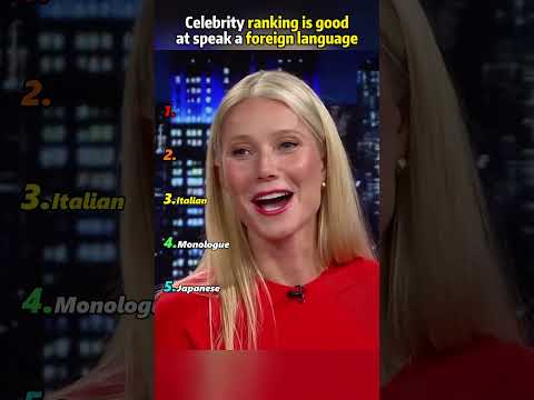 Celebrity ranking is goodat speak a foreign language #funny #hollywoodbuzz #actor