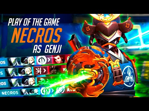 NECROS FASTEST GENJI - POTG! OVERWATCH 2 TOP 500 SEASON 6