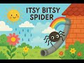 The Itsy Bitsy Spider Nursery Rhyme For Children