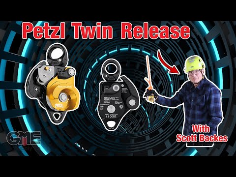 Petzl TWIN RELEASE Releasable Double Progress Haul System Capture Pulley