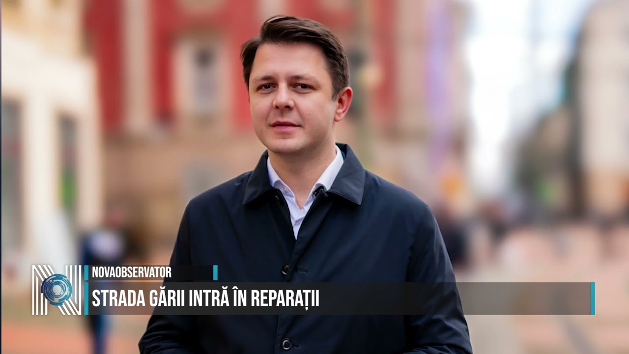 Strada Gării intră în reparații