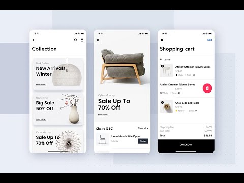Furniture app UI | Flutter