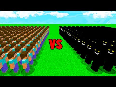 ESERCITO dell'INTRUSO SCP 4335 contro ESERCITO di HEROBRINE - Minecraft ITA