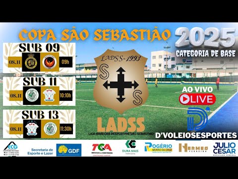 FINAIS DA COPA SÃO SEBASTIÃO DE CATEGORIA DE BASE (SUB-9) (SUB-11) (SUB-13)