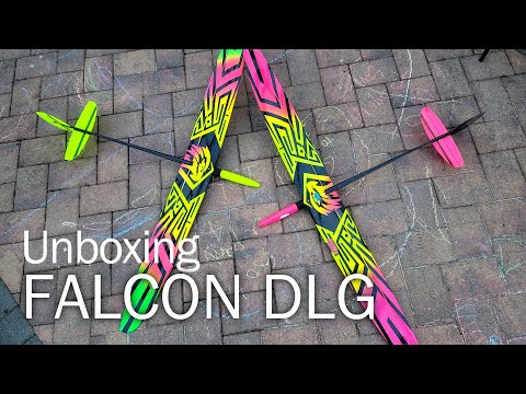 Falcon DLG/F3K Glider Unboxing
