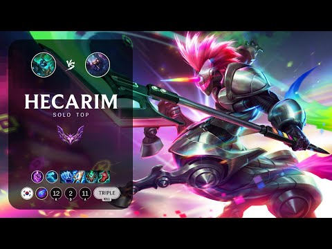 Hecarim Top vs Skarner - KR Master Patch 13.1