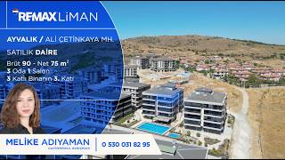AYVALIK KÜÇÜKKÖY'DE HAVUZLU 3+1 SATILIK DAIRE