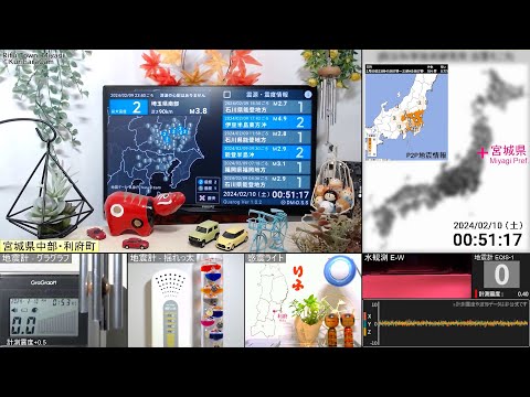 利府町の室内定点のライブカメラ映像