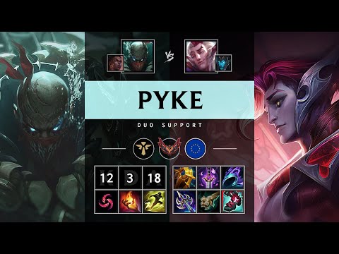 Pyke Support vs Rakan - EUW Grandmaster Patch 25.05