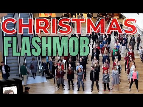 Christmas flash mob