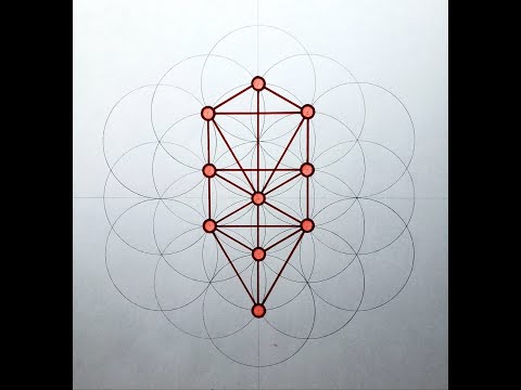 A Árvore da Kabbalah na Flor da Vida / Geometria Sagrada