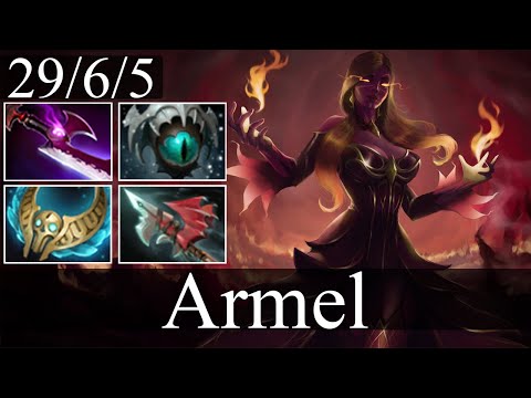 Fnatic.Armel - Lina | Midlane Gameplay Dota 2 Patch 7.31d