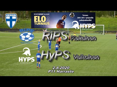 Intersport P11 Eloturnaus RiPS Keltainen - HyPS Valkoinen 2.8.2020