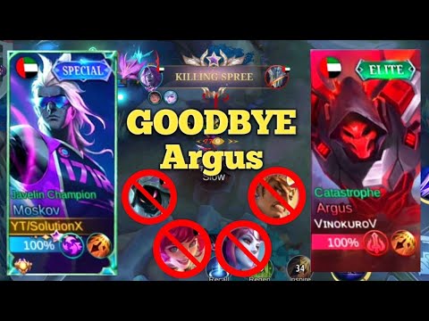 Goodbye Argus You Can't Bet Moskov  - Mobile Legends #mlbb