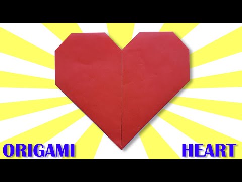 Valentine's day craft ideas | Origami Heart | Easiest origami heart ever!